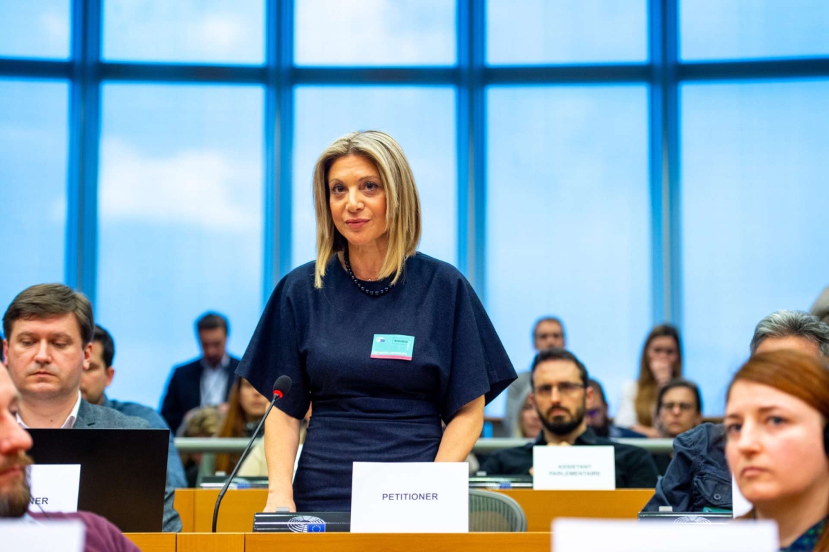 Τέμπη: Στο Ευρωκοινοβούλιο μίλησε η Μαρία Καρυστιανού – Η επιτροπή έκανε δεκτή την αναφορά της