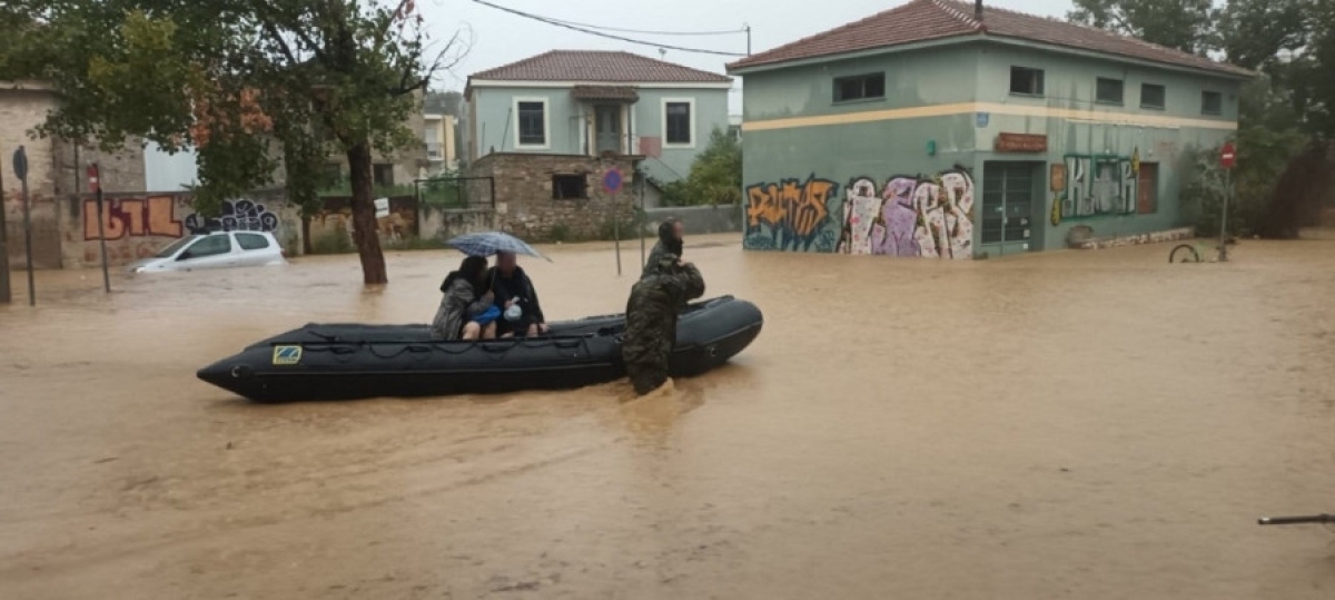 Κακοκαιρία Daniel: Βγαίνει ο στρατός για τις πλημμύρες σε Καρδίτσα, Τρίκαλα και Βόλο