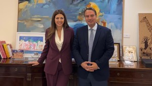 Συνάντηση του Βουλευτή Αιτωλοακαρνανίας Θανάση Παπαθανάση με την Υπουργό Παιδείας και Θρησκευμάτων Σοφία Ζαχαράκη