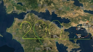 200 χρόνια από την Επανάσταση: Η Aegean σχημάτισε τον αριθμό 200 πετώντας πάνω από την Πελοπόννησο