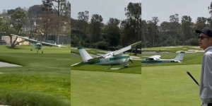Καλιφόρνια: Κάμερα κατέγραψε την τρομακτική προσγείωση μικρού αεροσκάφους σε γήπεδο γκολφ (βίντεο)