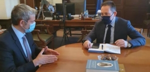 Συνάντηση Κώστα Καραγκούνη με τον Αναπληρωτή Υπουργό Εσωτερικών για τις καταστροφές στην Αιτωλοακαρνανία