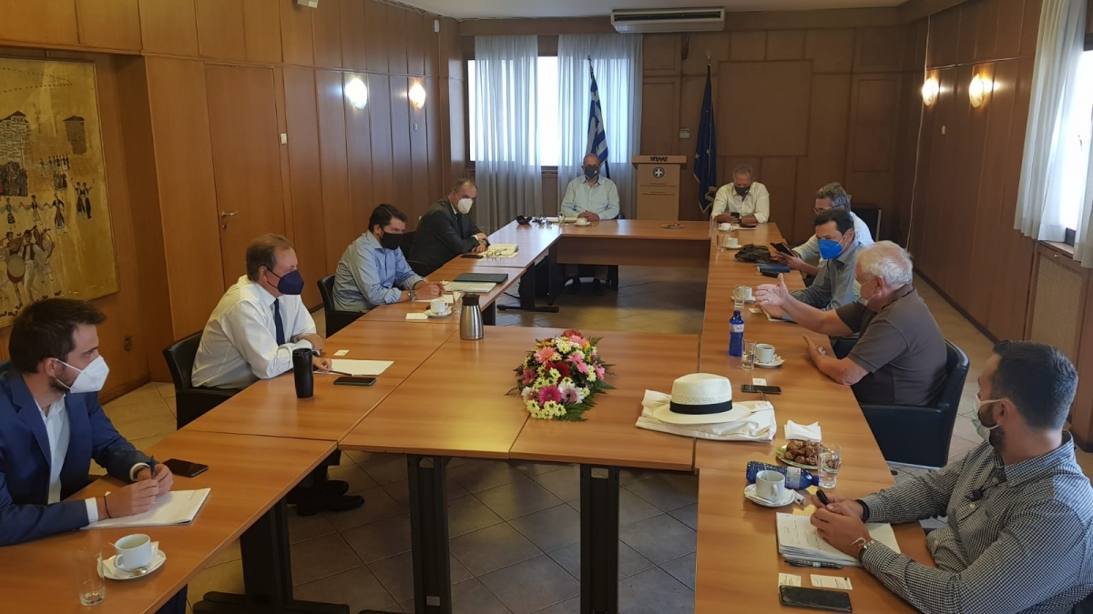 ΥΠΑΑΤ: Συνάντηση Λιβανού - Μπένου για το σχέδιο ανασυγκρότησης Β. Εύβοιας