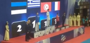 Οι Τούρκοι σταμάτησαν τον ελληνικό εθνικό ύμνο στην απονομή του Ψωμά στο Παγκόσμιο πρωτάθλημα καράτε (video)