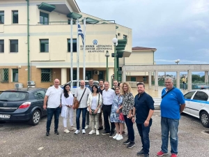 Κώστας Πιστιόλας: Επίσκεψη με υποψήφιους στο Αστυνομικό Μέγαρο Αγρινίου