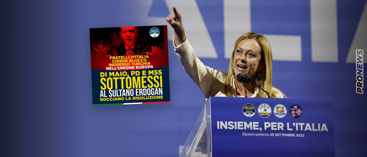 Η Τουρκία «βρήκε τον μάστορά της»: Η Τ.Μελόνι προειδοποιεί την Άγκυρα