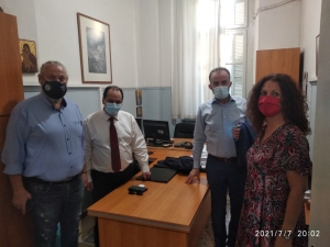 Επίσκεψη του ΣΥΡΙΖΑ Π.Σ. στην Αστυνομική Διεύθυνση Αιτωλίας