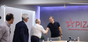 Συνάντηση πρόεδρου του ΙΝΚΑ Γ. Λεχουρίτη με τον Αλέξη Τσίπρα