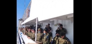 Συγκίνηση από την αλλαγή φρουράς στο Καστελόριζο (Βίντεο)