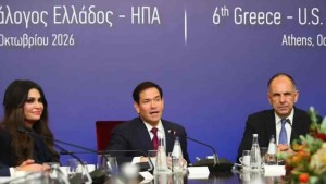 Ρούμπιο: Η Ελλάδα είναι πυλώνας σταθερότητας στην περιοχή – Γεραπετρίτης: Οι σχέσεις με τις ΗΠΑ έχουν γερά θεμέλια