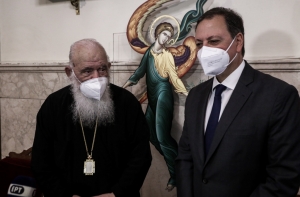 Η ελληνική διατροφή στο επίκεντρο της συνάντησης Αρχιεπισκόπου κ.κ. Ιερωνύμου με τον ΥΠΑΑΤ κ. Σπήλιο Λιβανό