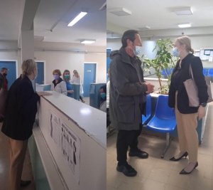 Επίσκεψη της Φωτεινής Παντιώρα στο Κέντρο Υγείας και το ΚΑΠΗ Αμφιλοχίας: «Πρώτιστη προτεραιότητα του ΣΥΡΙΖΑ-ΠΣ η στήριξη του κοινωνικού κράτους»