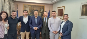 Συνάντηση Δημάρχου Αγρινίου με τον Υποψήφιο Ευρωβουλευτή Β. Σακελλάρη