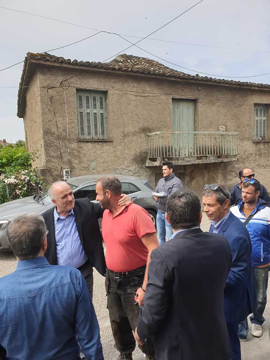 Το  Ευηνοχώρι επισκέφθηκε σήμερα το υποψήφιος Δήμαρχος Δήμου Ιερής Πόλης Μεσολογγίου Κώστας Λύρος
