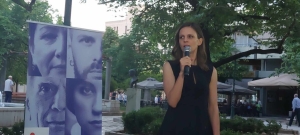 Έφη Αχτσιόγλου από Αγρίνιο: «Απόφαση συνείδησης η στήριξη της Νέας Αριστεράς» (εικόνες &amp; βίντεο)
