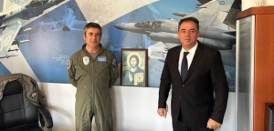 Επίσκεψη Δημήτρη Κωνσταντόπουλου στο Στρατιωτικό Αεροδρόμιο Ακτίου (εικόνες)