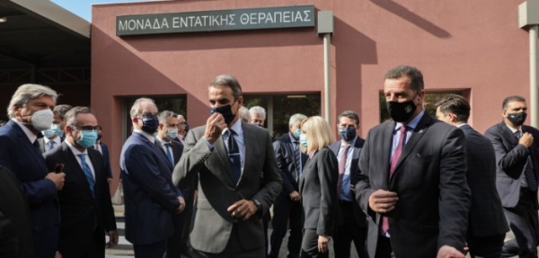 Μητσοτάκης από τα εγκαίνια ΜΕΘ στο «Σωτηρία»: Κρίσιμοι οι επόμενοι μήνες - Προσλήψεις όπου και όποτε χρειαστεί